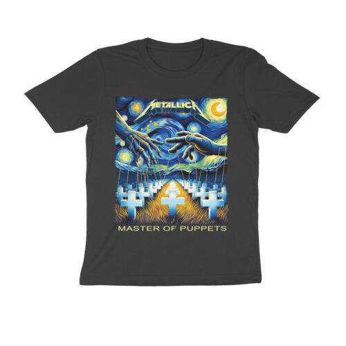master of puppets x starry night t shirt