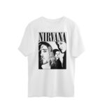 nirvana oversized t shirt | band members