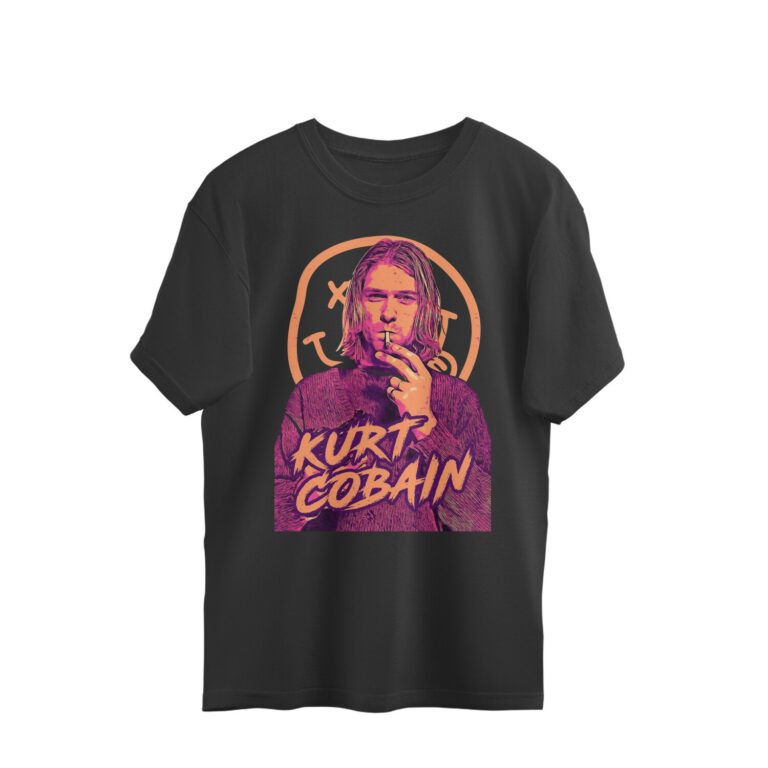 nirvana oversized t shirt | kurt cobain