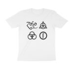 led zeppelin t shirt (both sides) | symbols