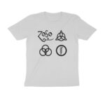 led zeppelin t shirt (both sides) | symbols