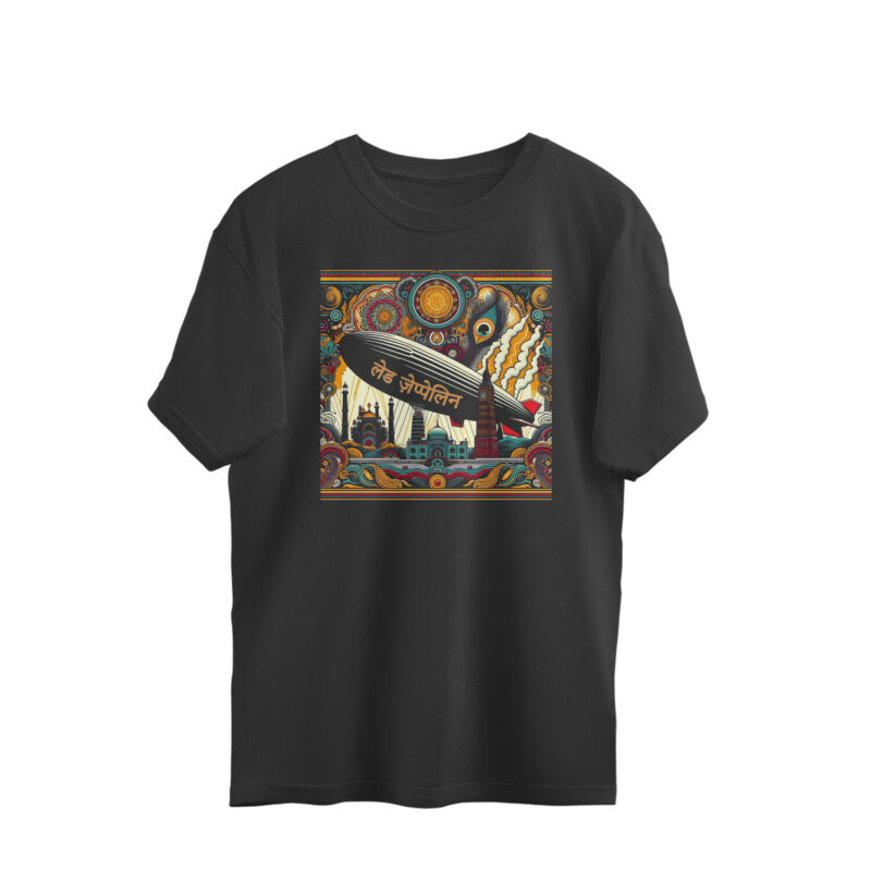 led zeppelin oversized t shirt | indian design