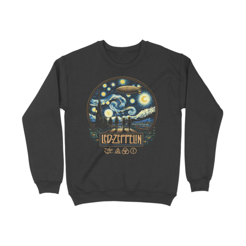 led zeppelin sweatshirt | starry night