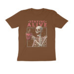 vintage coffee t shirt | staying alive