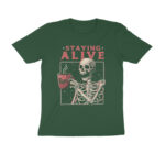 vintage coffee t shirt | staying alive