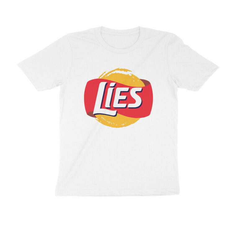 twisted logo t shirt | lies