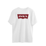 twisted logo oversized t shirt | evils