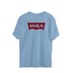 twisted logo oversized t shirt | evils