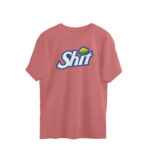 twisted logo oversized t shirt | shit