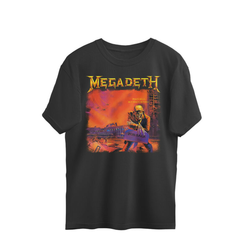 megadeth oversized t shirt (both sides) | for sale