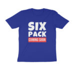 six pack coming soon t shirt (customized)