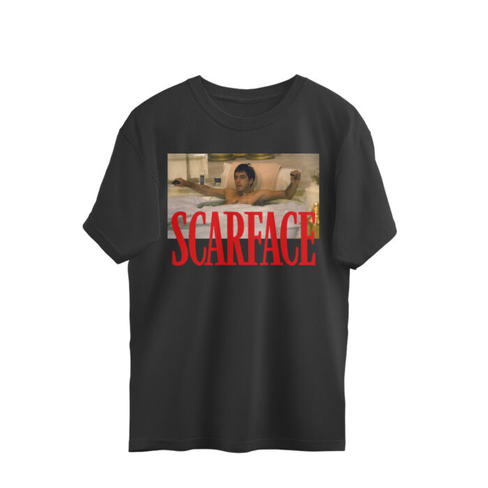 scarface oversized t shirt | iconic photograph