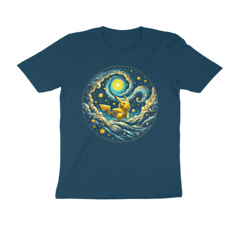 pokemon x starry night t shirt | pikachu