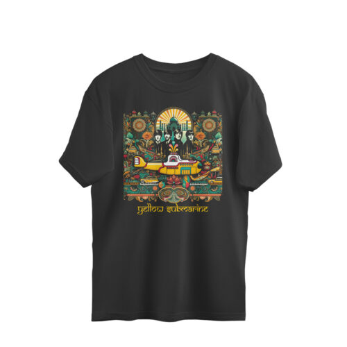 the beatles oversized t shirt | indian art