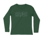 ac dc full sleeves t shirt | minimal
