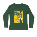 queen full sleeves t shirt | we will rock you