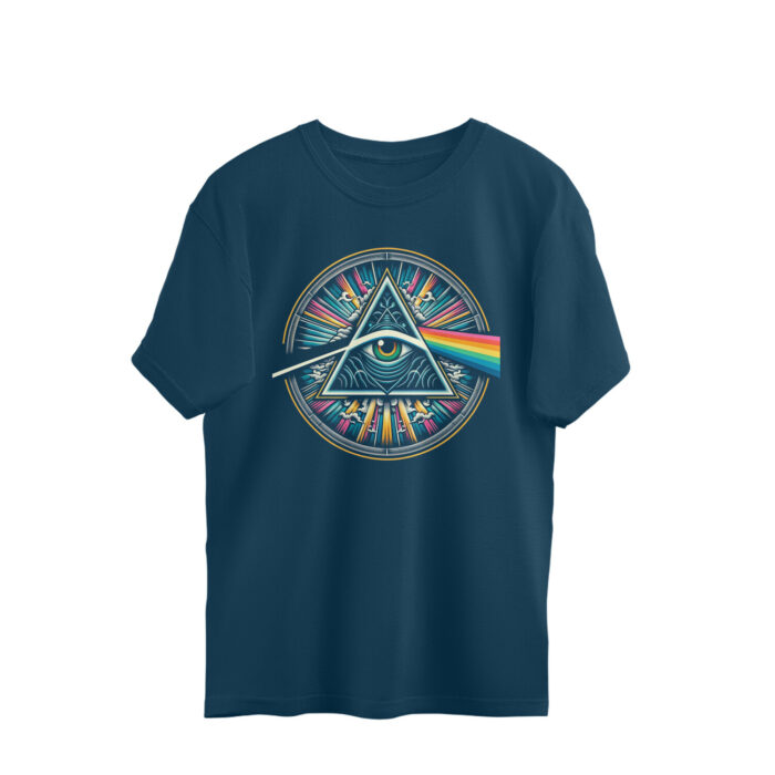 pink floyd oversized t shirt | illuminati