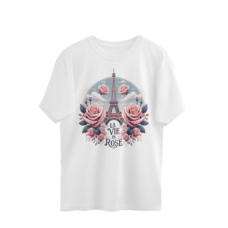 la vie en rose oversized t shirt