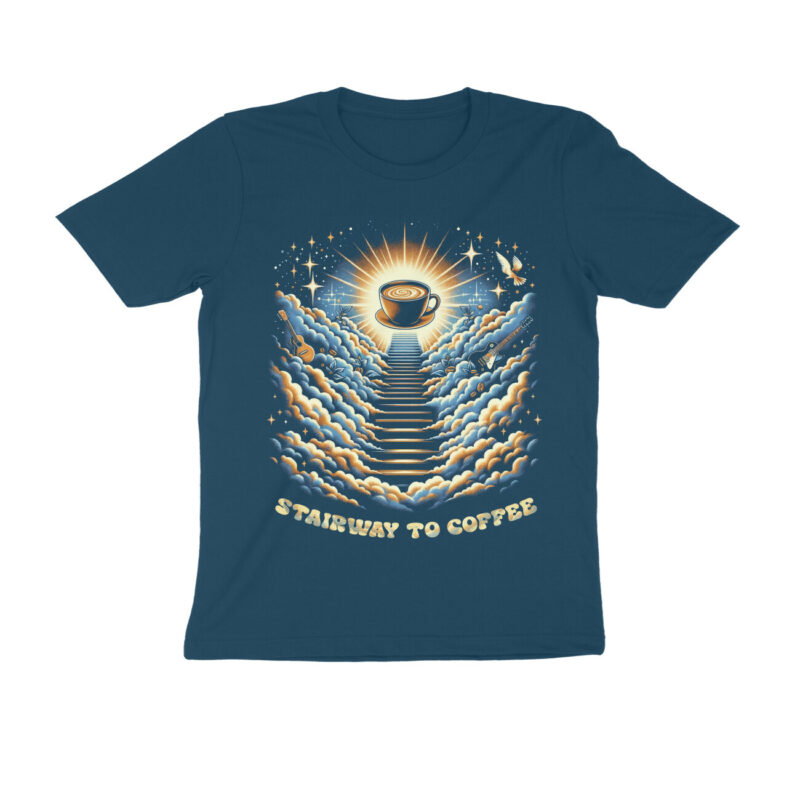 Size XL Navy Blue Led Zeppelin T-shirt | Stairway to coffee