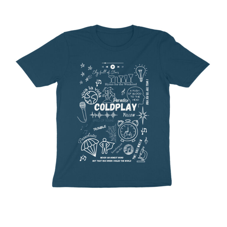 coldplay t shirt | song collage