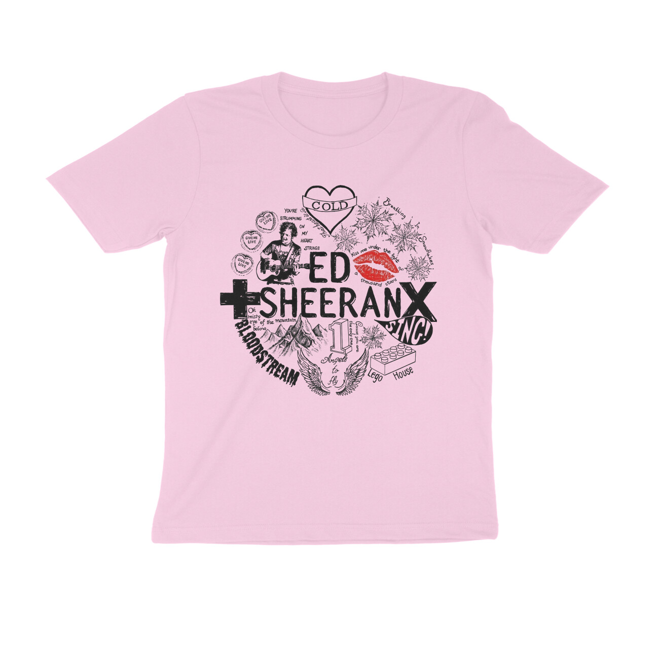 Ed Sheeran T-shirt | Collage - Wittee