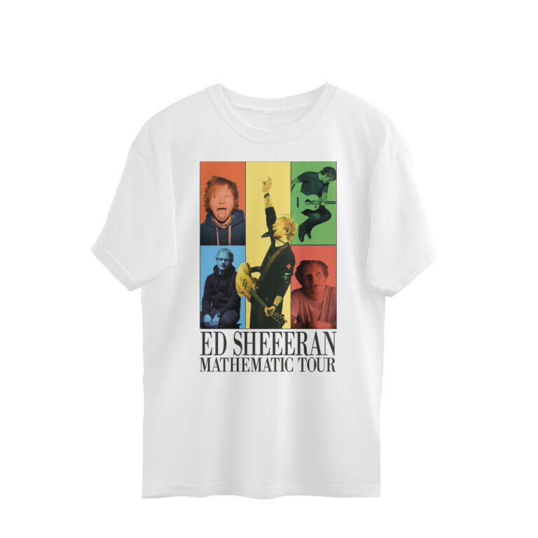 ed sheeran oversized t shirt | mathematic tour