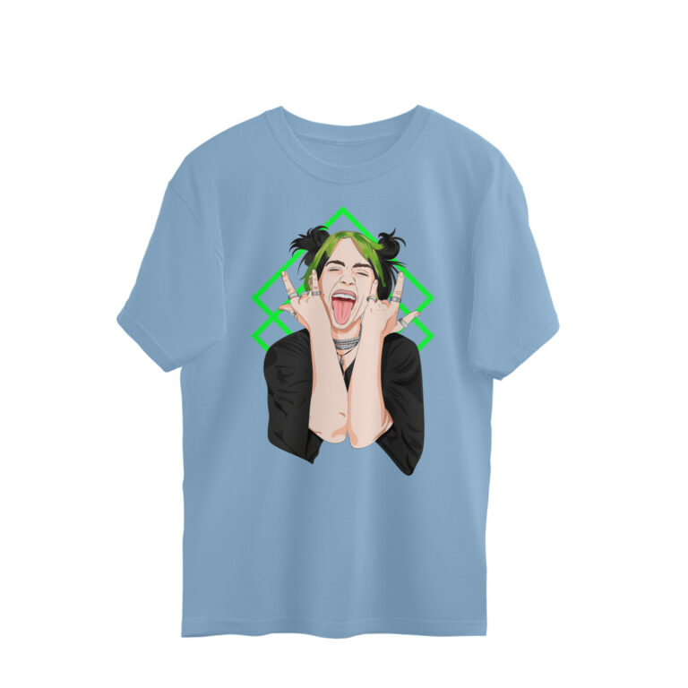 billie eilish oversized t shirt | portrait