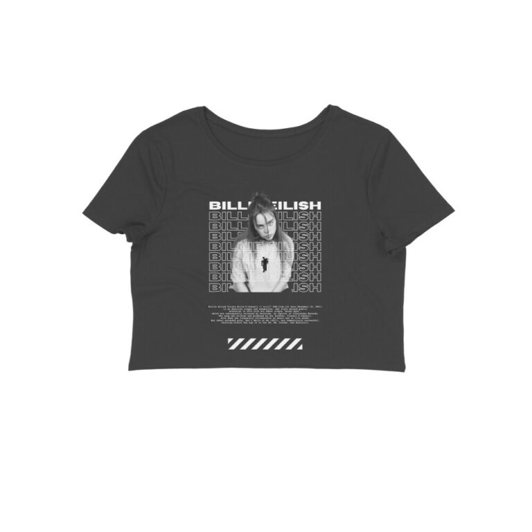 billie eilish crop top | streetwear design