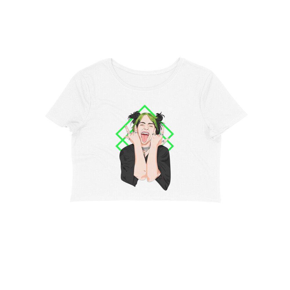 Billie Eilish crop top Portrait Wittee