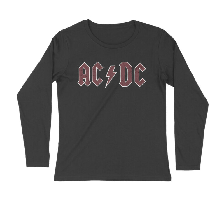 ac dc full sleeves t shirt