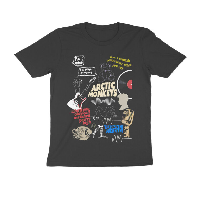 arctic monkeys t shirt | song collage