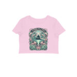 pink floyd crop top | art nouveau