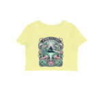 pink floyd crop top | art nouveau