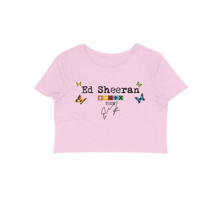 ed sheeran crop top | butterflies