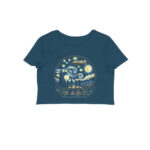 led zeppelin crop top | starry night