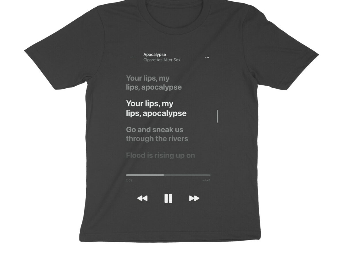 Cigarettes After Sex T-shirt | Apocalypse Lyrical - Wittee