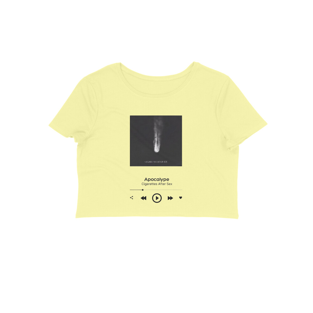 Cigarettes After Sex Crop Top | Apocalypse Ipod