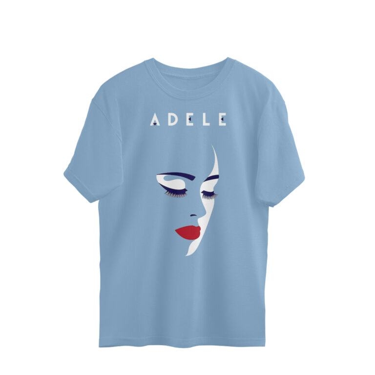 adele oversized t shirt | eyelashes