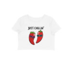 cool funny crop top | just chillin