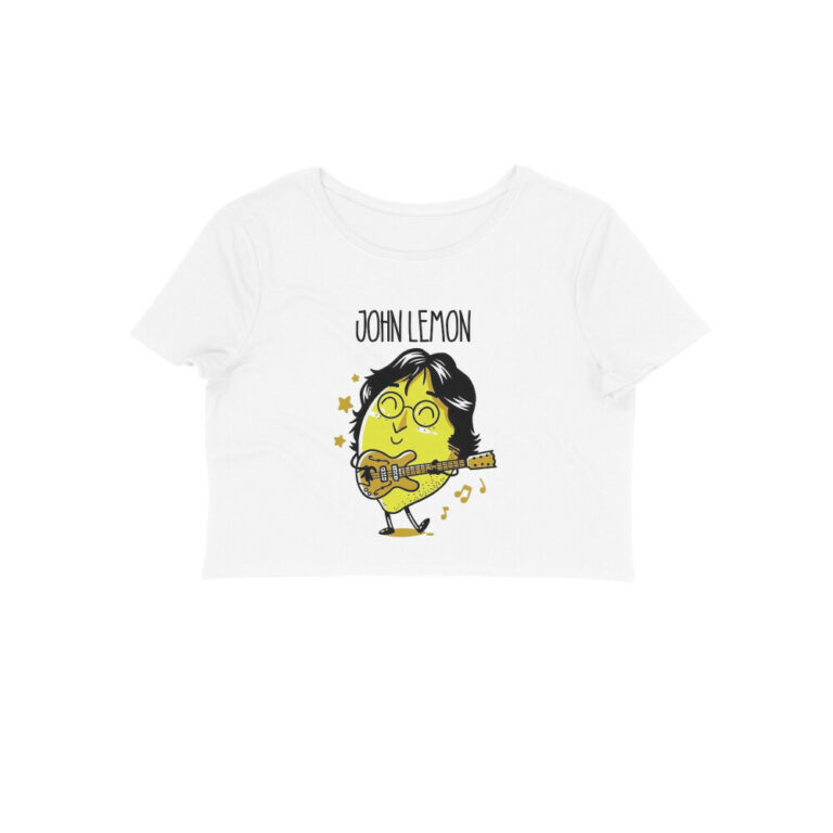 the beatles crop top | john lemon