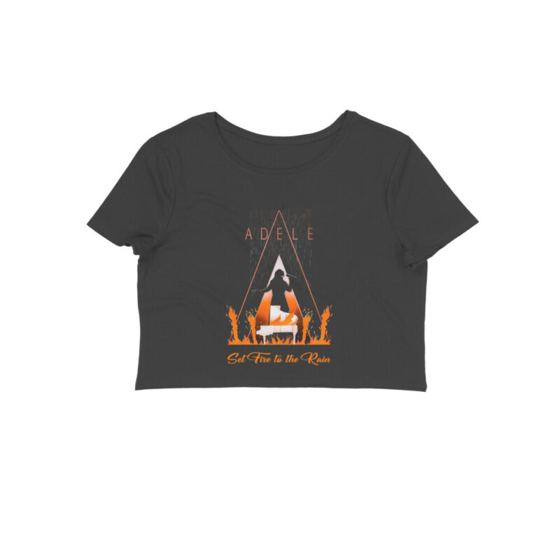 adele crop top | set fire to the rain