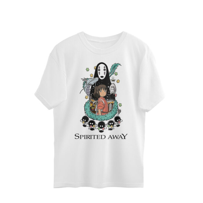 spirited away movie oversized t shirt