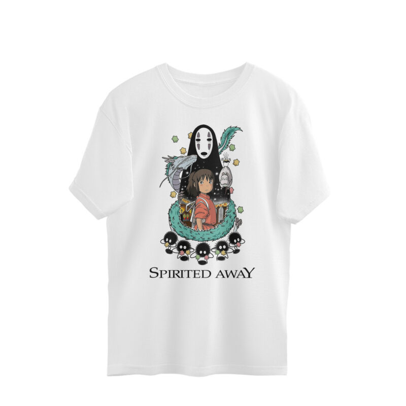 spirited away movie oversized t shirt