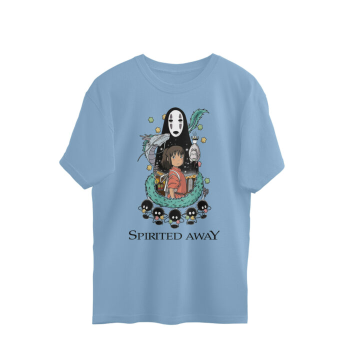 spirited away movie oversized t shirt