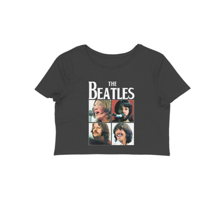 the beatles crop top | iconic design