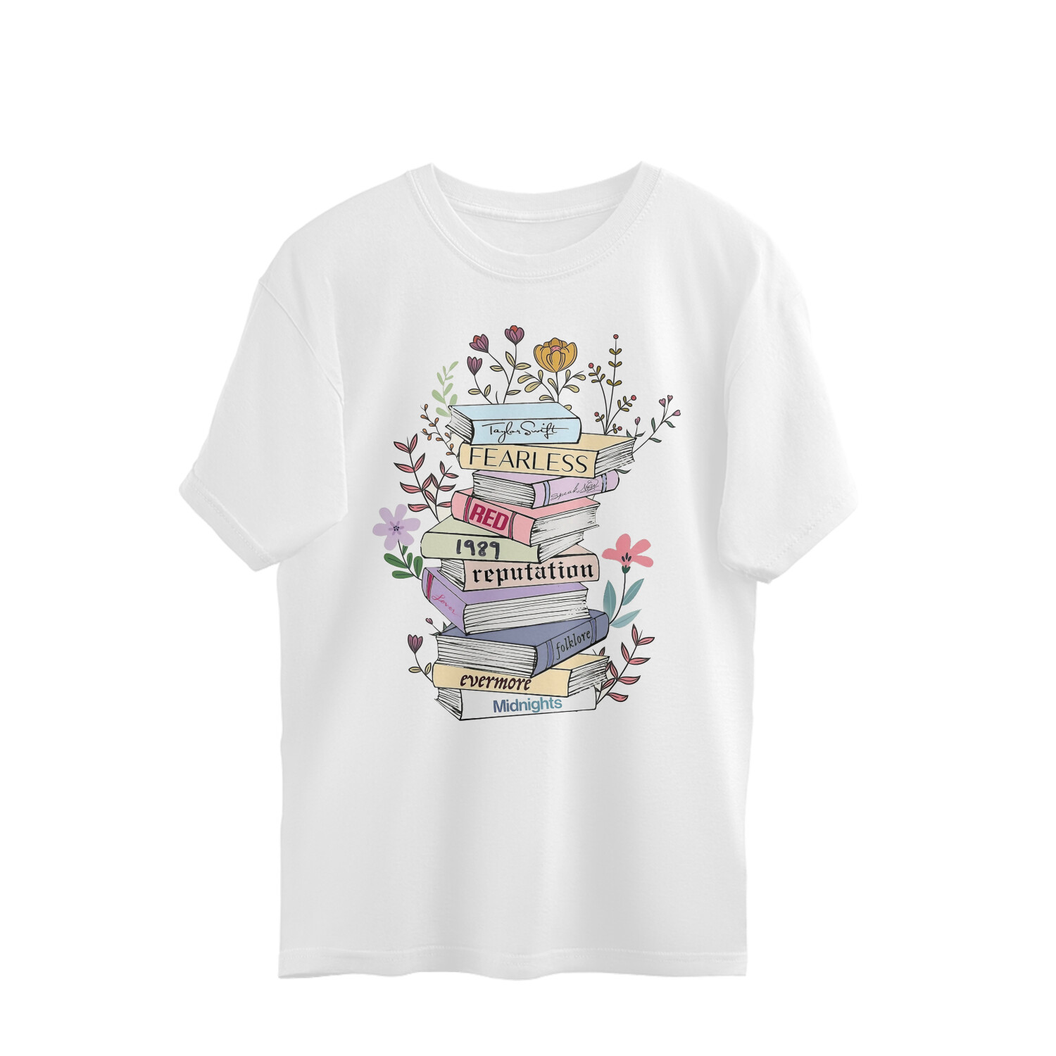 front-65f85944665a3-White_S_Oversized_T-shirt.jpg swiftie oversized t shirt | aesthetic books albums