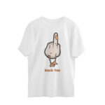 funny oversized t shirt | duck you
