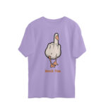 funny oversized t shirt | duck you