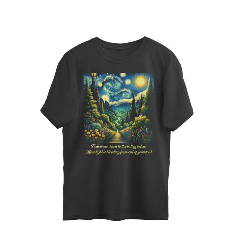 porcupine tree oversized t shirt | van gogh lazarus