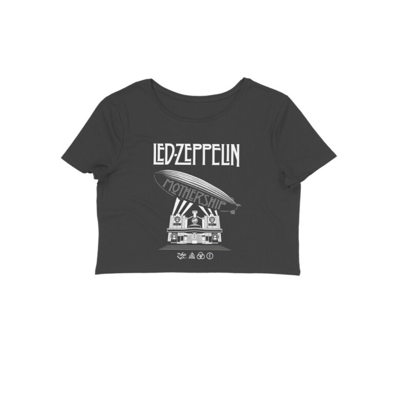 led zeppelin crop top | mothership art